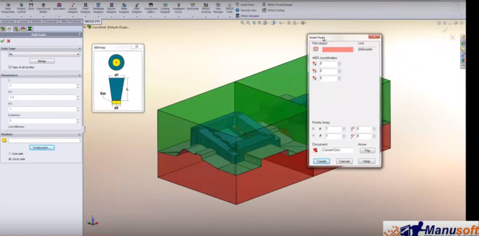 screenshot of IMOLD for SOLIDWORKS